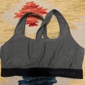 Under Armour Gray Sports Bra size x-large